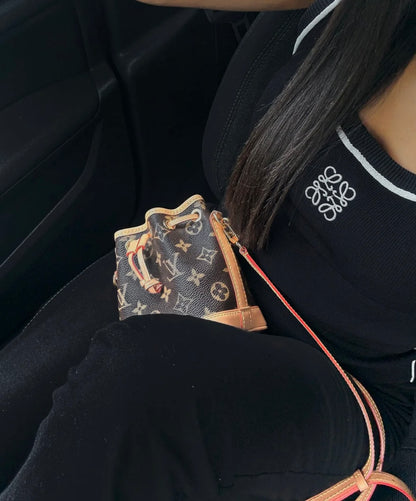 LOEWE BLACK TOP WITH BORDER
